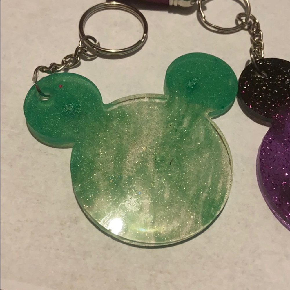 2x mouse head keychains ! - Picture 2 of 3